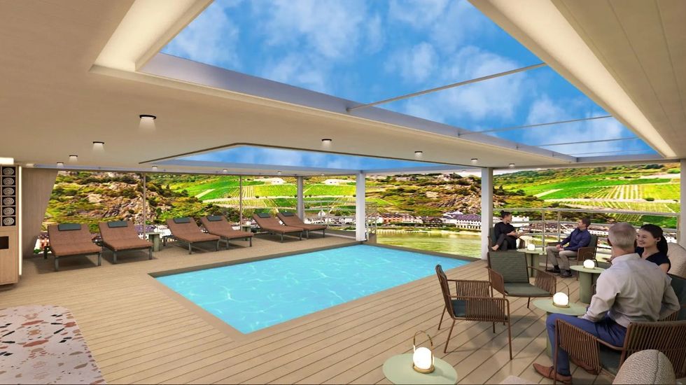 TUI Transformable Pool and Dining Space