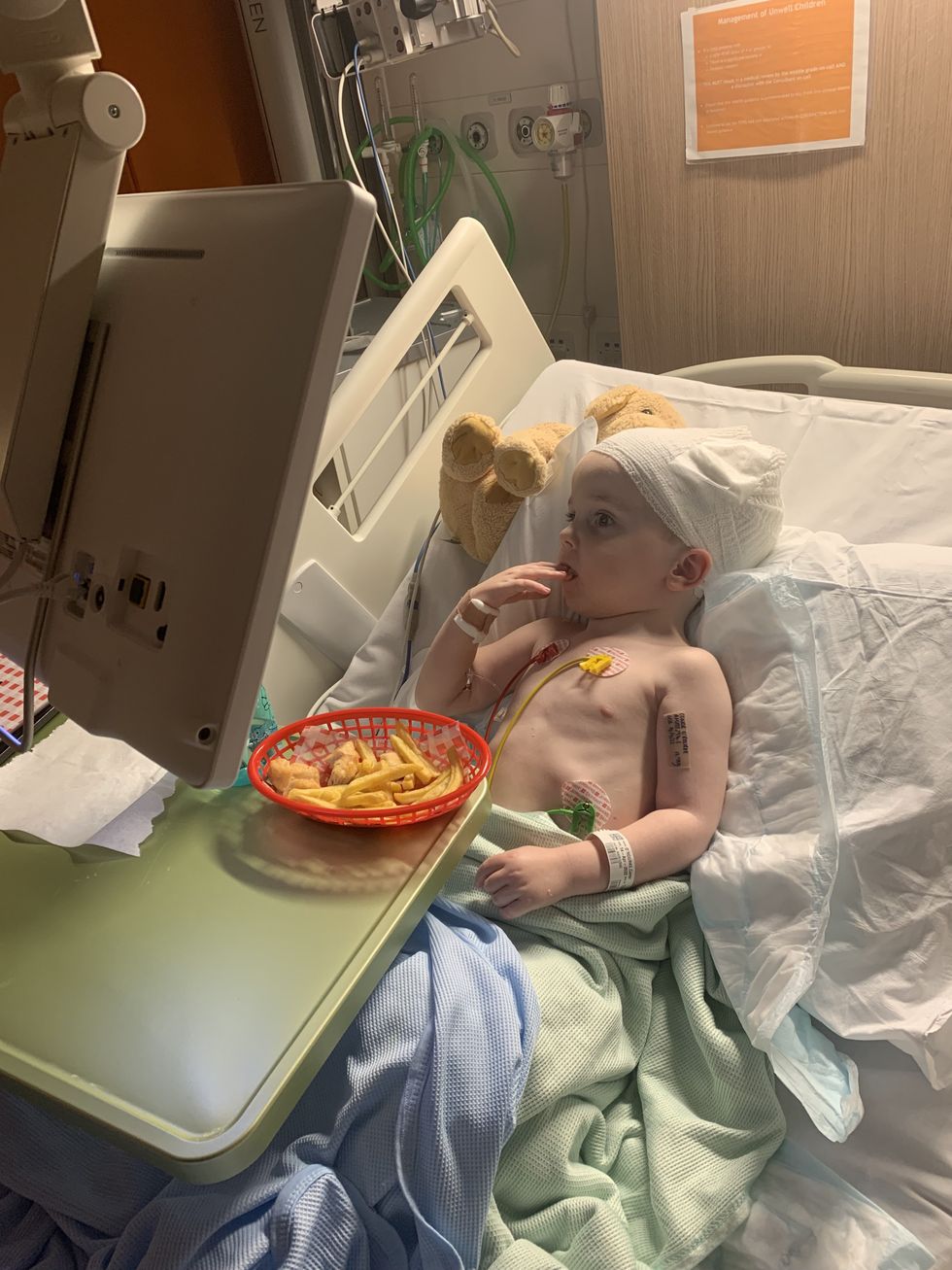 \u200bConor undergoing his treatment