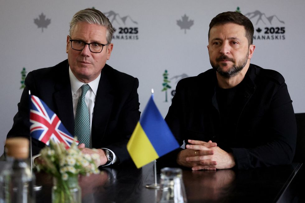 \u200bKeir Starmer and Volodymyr Zelensky