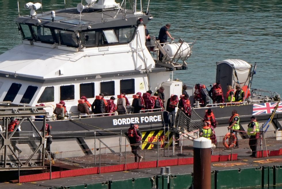 \u200bMigrants arriving in Dover