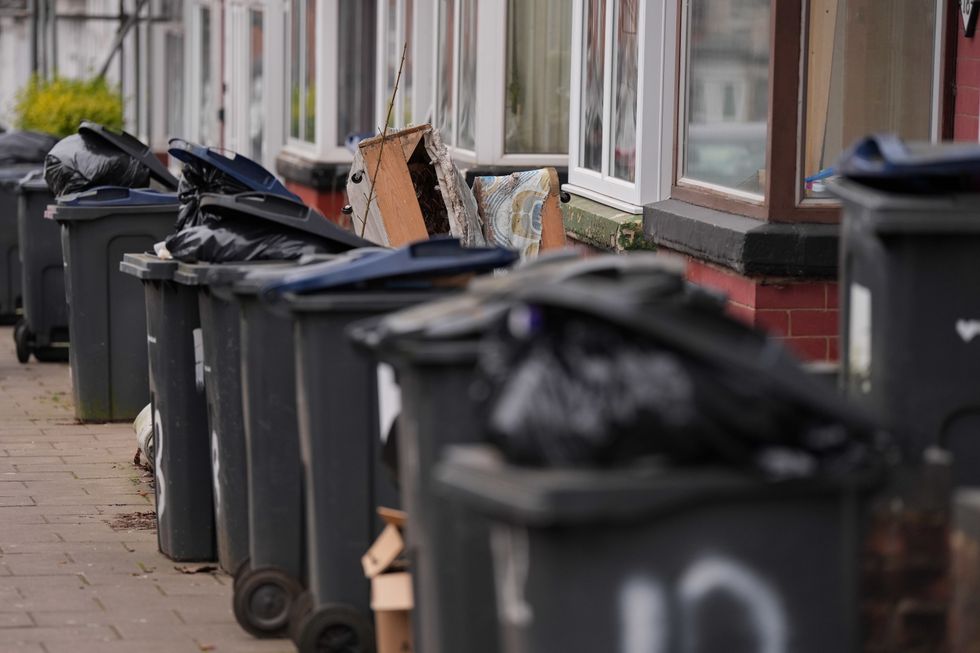 \u200bRubbish has been piling up in Birmingham