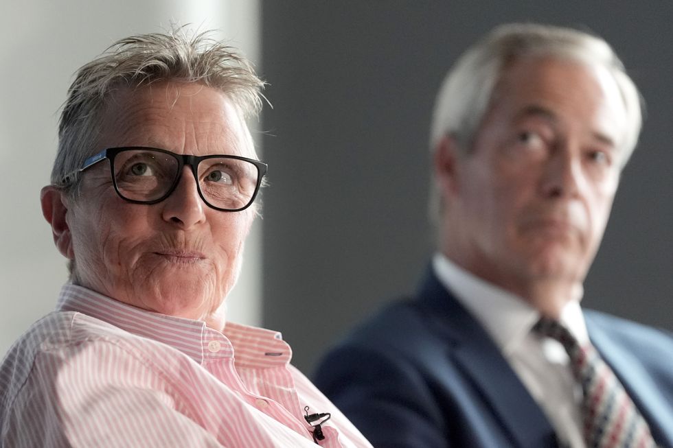 Vanessa Frake and Nigel Farage