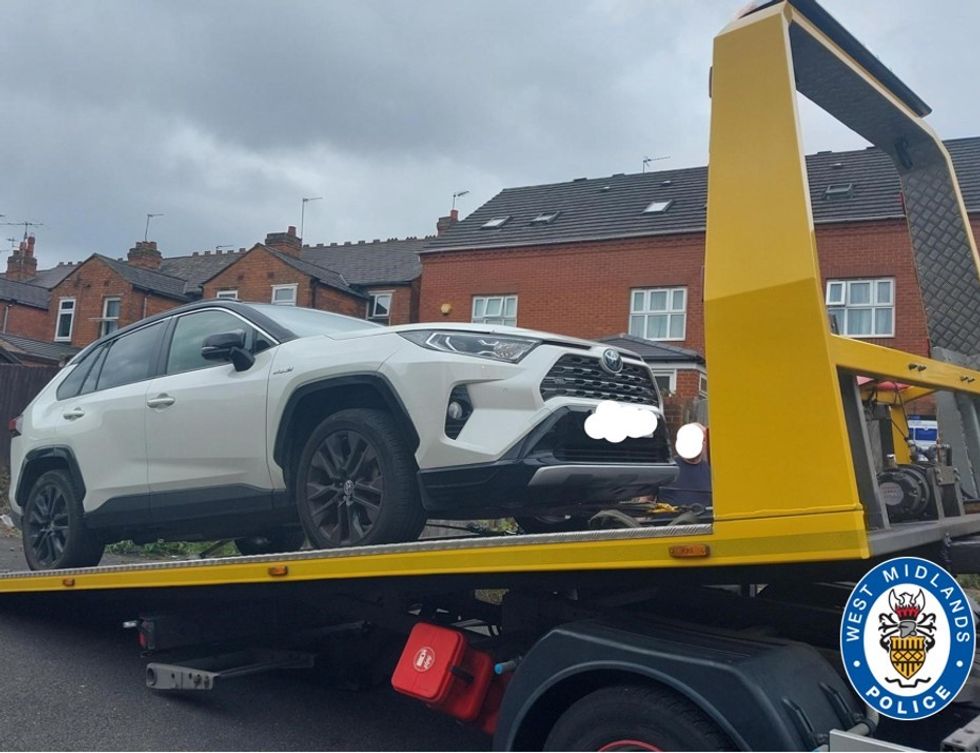Vehicle seized