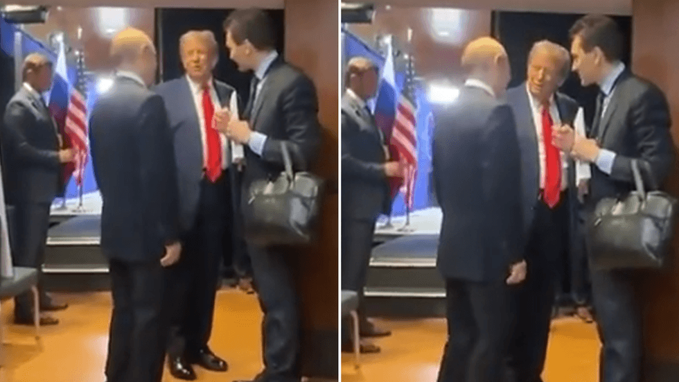 Vladimir Putin and President Trump