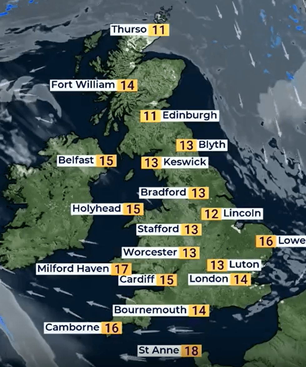 Weather map