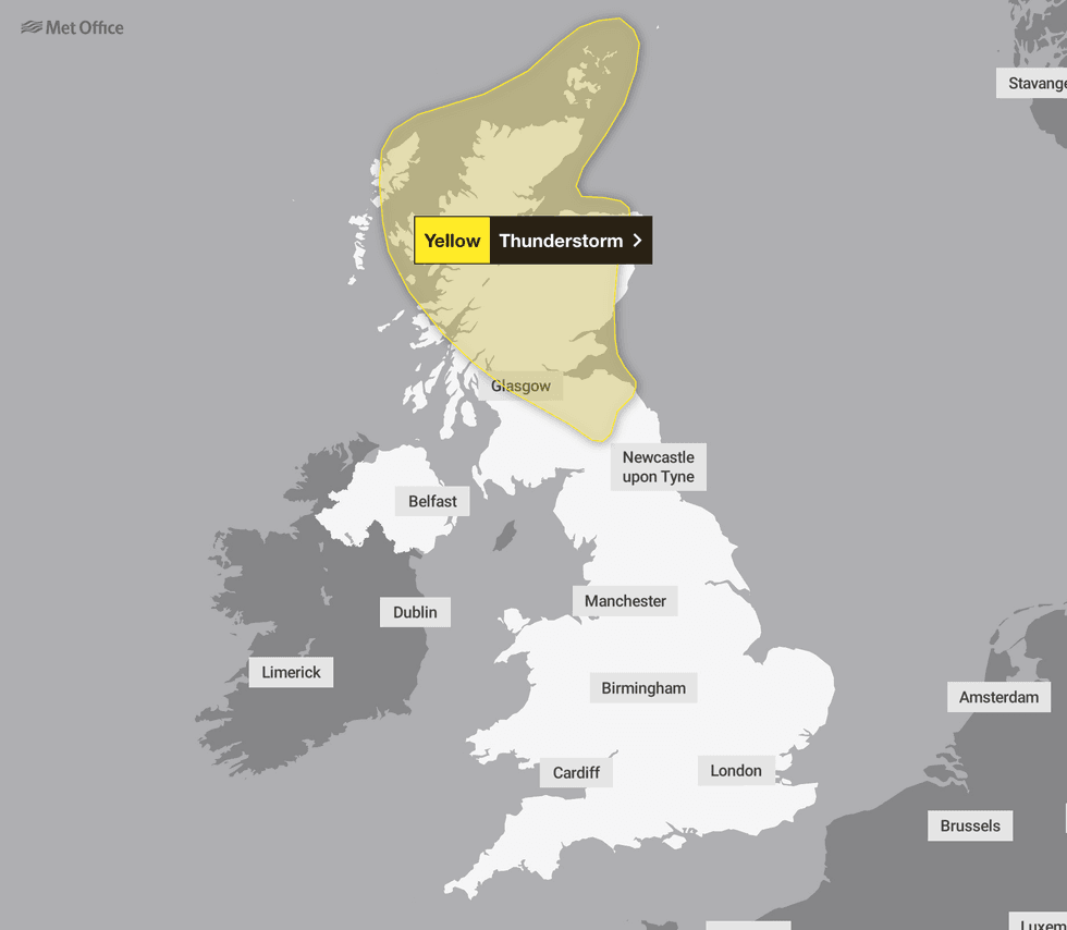 Weather warning